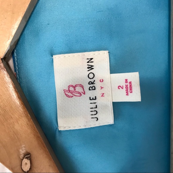 Julie Brown Silk Flounce Dress- Size 2 - Picture 4 of 5